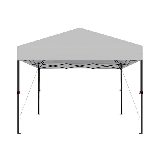 Garden Winds Custom Fit Replacement Canopy Top Cover Compatible with The Best Choice 10' x 10' Pop Up - Upgraded Performance RIPLOCK 350 Fabric - Slate Gray