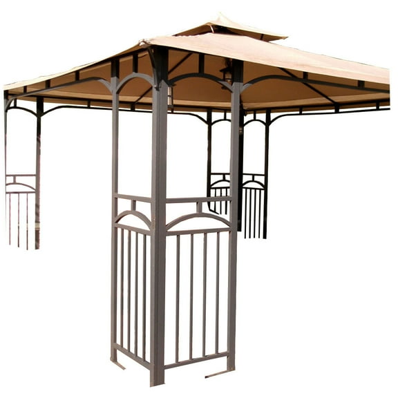 Garden Winds Custom Fit Replacement Canopy Top Cover Compatible with The Caravan Signature 754210 12' x 12' Gazebo - Upgraded Performance RipLock 350 Fabric