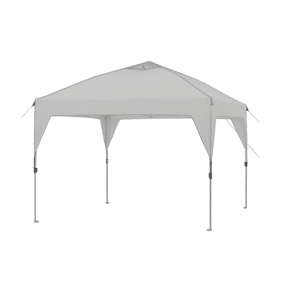 Garden Winds Custom Fit Replacement Canopy Top Cover Compatible with The Core 10' X 10' Instant Shelter Pop Up - Upgraded Performance RIPLOCK 350 Fabric - Slate Gray