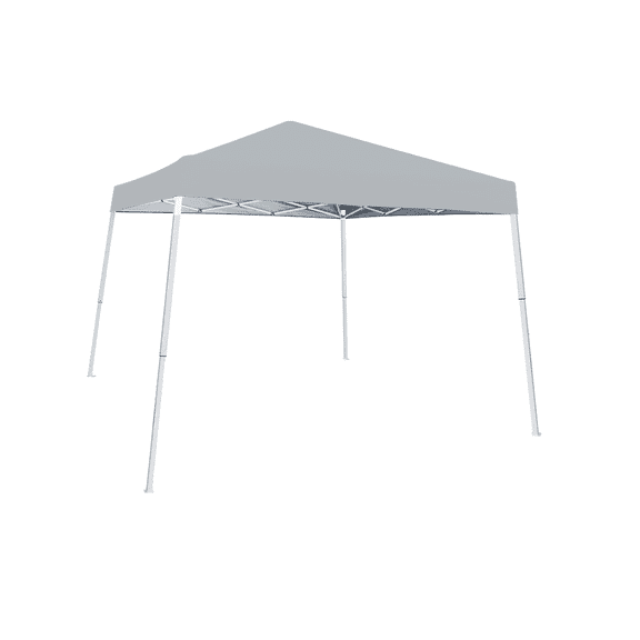 Garden Winds Custom Fit Replacement Canopy Top Cover Compatible with The Eagle Peak Base 10' X 10', Canopy Top 8' X 8' Slant Leg - Upgraded Performance RIPLOCK 350 Fabric - Slate Gray