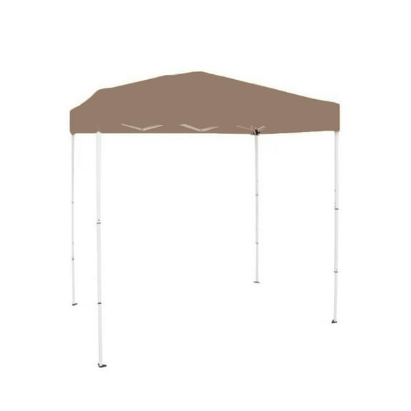 Garden Winds Custom Fit Replacement Canopy Top Cover Compatible with The FGA64S1 4' x 6' Pop Up Canopy - Upgraded Performance RipLock 350 Fabric - Nutmeg