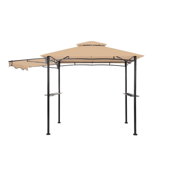 Garden Winds Custom Fit Replacement Canopy Top Cover Compatible with The Fab Based GAZ008C 5x11 Grill Gazebo - Upgraded Performance RIPLOCK 350 Fabric