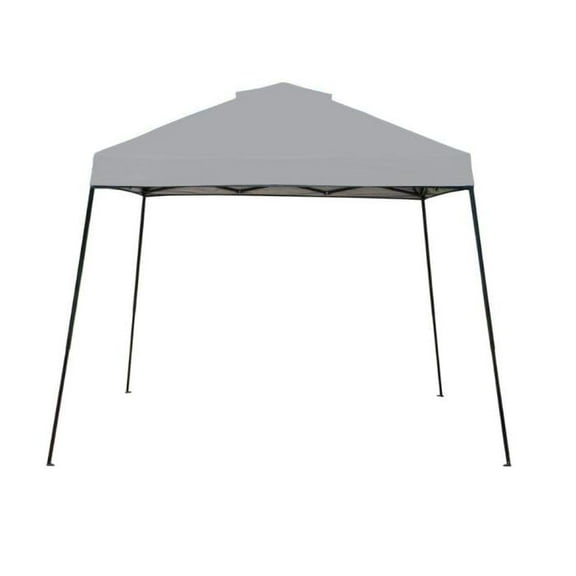 Garden Winds Custom Fit Replacement Canopy Top Cover Compatible with Guidesman ADVEL64 Base 10' x 10', Canopy Top 8 x 8 EasyLift Slant Leg Pop Up - Upgraded RipLock 350 Fabric - Slate Gray