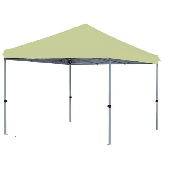 Garden Winds Custom Fit Replacement Canopy Top Cover Compatible with The MASTERCANOPY ABCCANOPY COOSHADE E-Z UP Ambassador 10' X 10' Pop Up Canopy Tent - Upgraded Riplock 350 Fabric - Sage