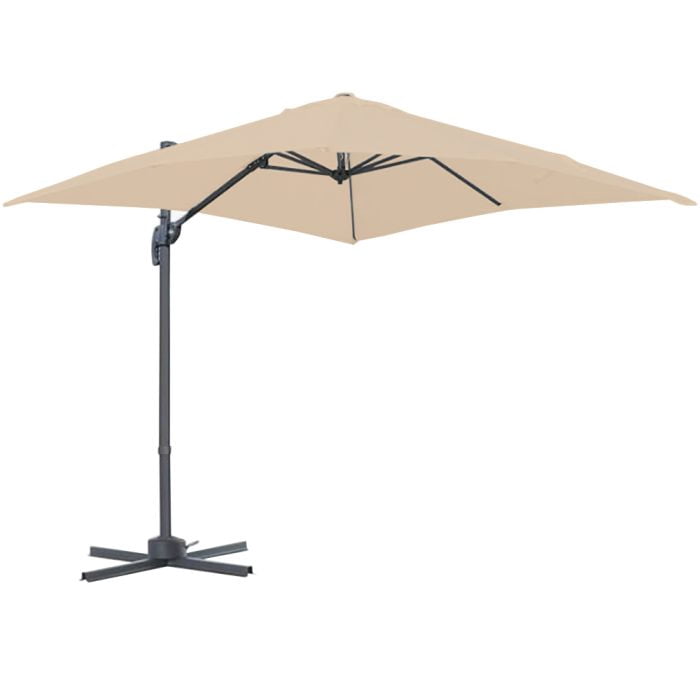 free standing large patio umbrellas GDPFN 15FT Umbrella with Base Included, Outdoor Deck Umbrella with Crank Handle, Double-Side Rectangular Pool Umbrella for Outside, Market, Patio, Beige : Patio, Lawn & Garden Color:Ice Pink/Heather Price_$0.00 - $9.99 duty HDPE base holds Black Kids Box Rectangular