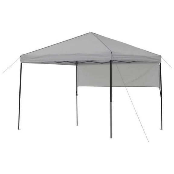 Garden Winds Custom Fit Replacement Canopy Top Cover Compatible with The WMT-108104, 30433 8' x 10' Outdoor Pop Up Canopy - Upgraded Performance RipLock 350 Fabric - Slate Gray