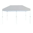 thumbnail image 1 of Garden Winds Custom Fit Replacement Canopy Top Cover Compatible with Z-Shade ZS2010EVRWH300 20' x 10' Rectangle Pop Up - Upgraded Performance RipLock 350 Fabric - Slate Gray, 1 of 12