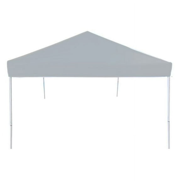 Garden Winds Custom Fit Replacement Canopy Top Cover Compatible with The Z-Shade ZSB1212EVRBL 12' x 12' Pop Up - Upgraded Performance RipLock 350 Fabric - Slate Gray