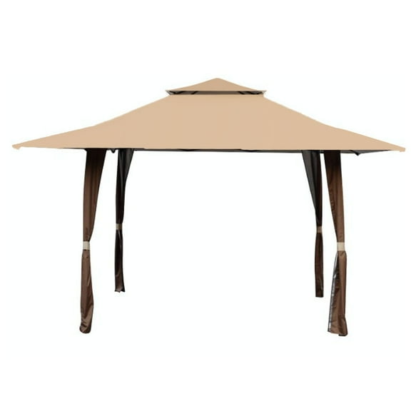 Garden Winds Custom Fit Replacement Canopy Top Cover Compatible with The 13 X 13 Royal Pavilion Pop Up - Upgraded Performance RIPLOCK 350 Fabric