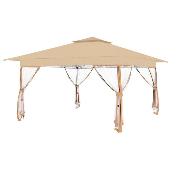 Garden Winds Custom Fit Replacement Canopy Top Cover Compatible with The Outfine 12' x 12' Pop Up Gazebo- Upgraded Performance RIPLOCK 350 Fabric