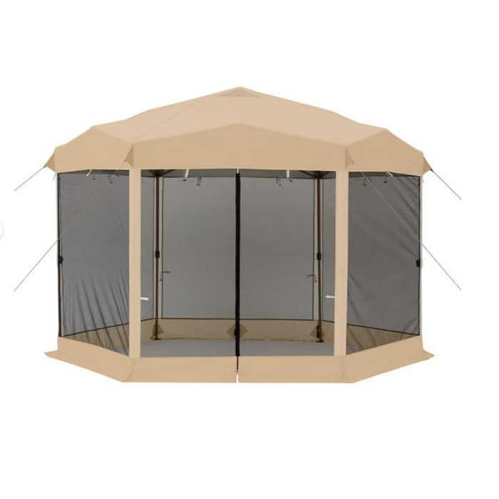 Garden Winds Dover Hexagon Pavillon Ersatzdach – Beige, Wasserabweisend, Feuerfest