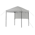 thumbnail image 1 of Garden Winds Custom Fit Replacement Canopy Top Cover and Sunwall Compatible with The WMT-060685, 30432 6' x 6' Pop Up Canopy - Upgraded Performance RipLock 350 Fabric - Slate Gray, 1 of 12