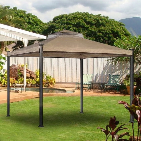 Garden Winds Everton Gazebo Replacement Canopy Top, Riplock 350