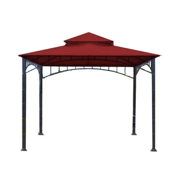 Garden Winds Madaga Gazebo Replacement Canopy Top, Cinnabar, RipLock 350
