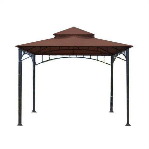 Garden Winds Madaga Gazebo Replacement Canopy Top, Nutmeg, RipLock 350