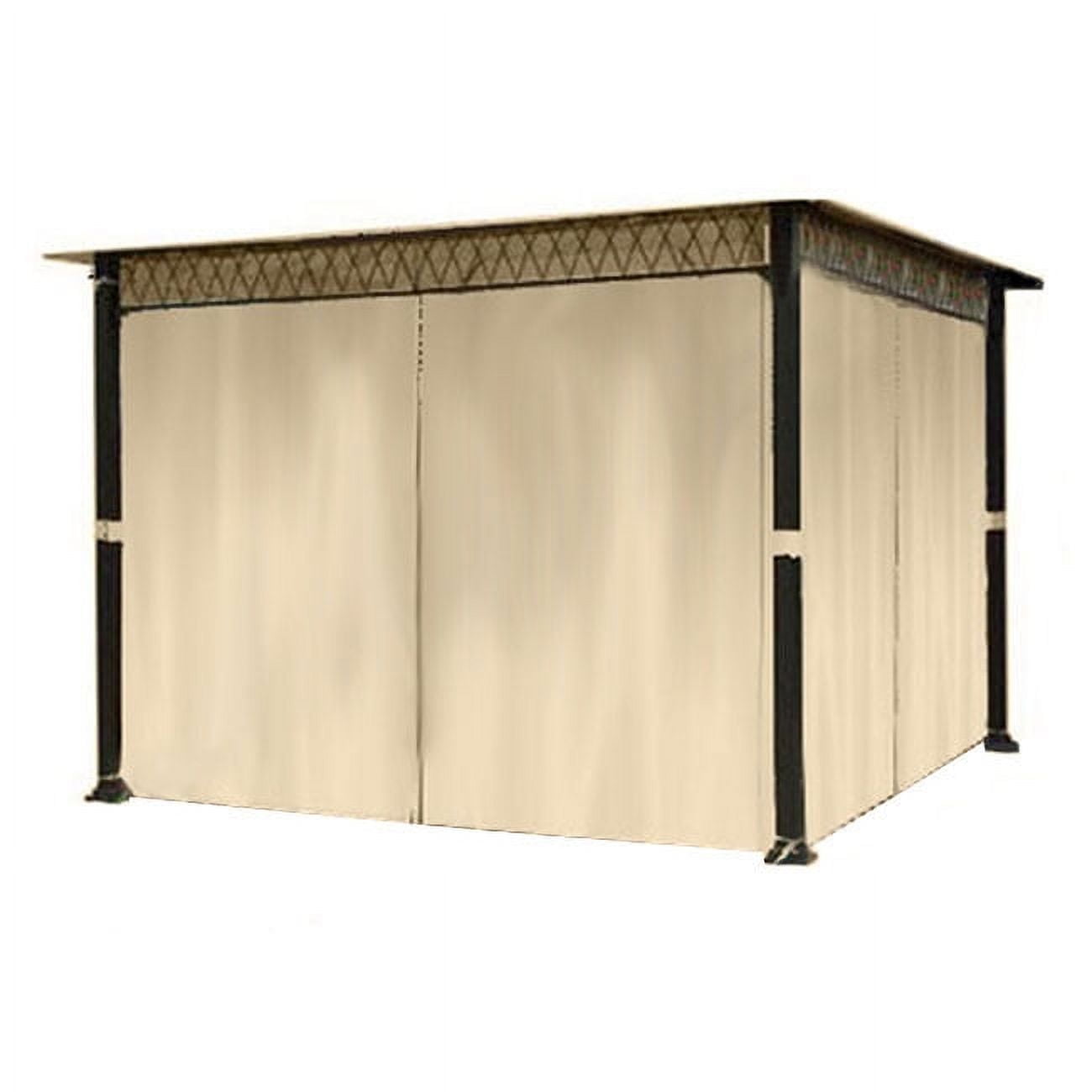 Garden Winds Universal 10 x 10 Privacy Curtain for Outdoor Backyard ...