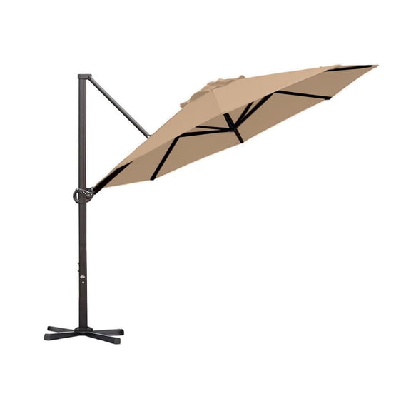 Garden Winds Replacement Canopy Top Cover Compatible with The Abba Patio 11' Round Umbrella - RipLock 350