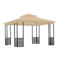 thumbnail image 1 of Garden Winds Replacement Canopy Top Cover Compatible with The Brook Park Gazebo - Riplock 350, 1 of 9