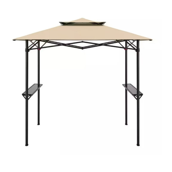 Garden Winds Replacement Canopy Top Cover Compatible with The Hampton Bay/Crown Shades Pop Up Grill Gazebo - RipLock 350