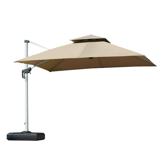 Garden Winds Replacement Canopy Top Cover Compatible with The Purple Leaf Square ZYLRS10 Umbrella - Riplock 500