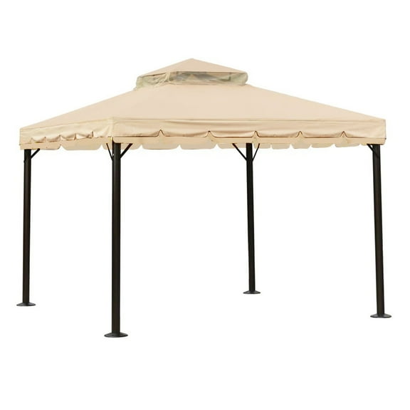 Garden Winds Replacement Canopy Top Cover Compatible with The Purple Leaf ZYRP1010 10x10 Gazebo - Riplock 350