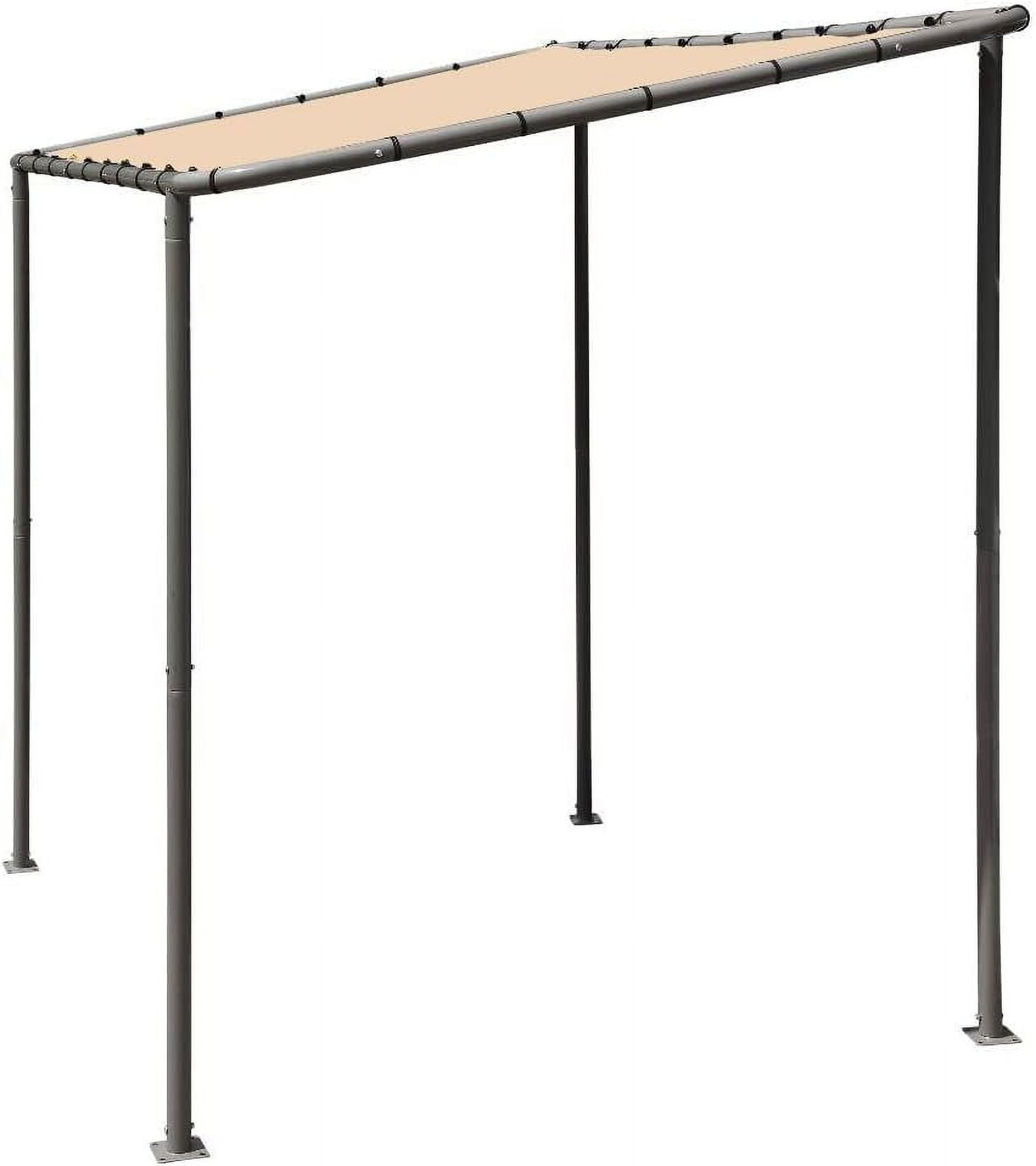 Beige Whisper 10' x 6' Replacement Canopy with Grommet Rings