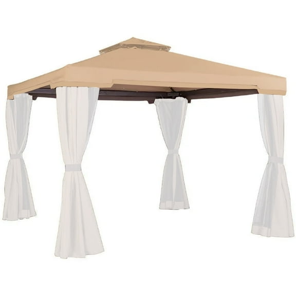 Garden Winds Replacement Canopy Top Cover Compatible with The Suncrown F008007B64 10x10 Gazebo - Riplock 350