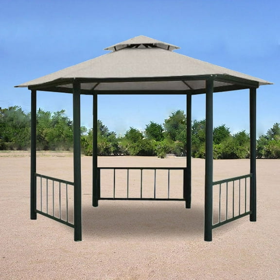 Garden Winds Replacement Canopy Top Cover Only for Coolaroo Victoria Hexagon Gazebo - Riplock 500 Will Not Fit Any Other Model