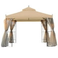 thumbnail image 1 of Garden Winds Replacement Canopy Top Cover for 84C-028 Arrow Gazebo - Riplock 350, 1 of 10