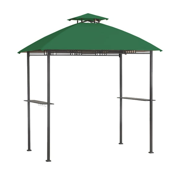 Garden Winds Replacement Canopy Top Cover for Westbrook Grill Gazebo - Riplock 350 - Green
