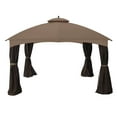 thumbnail image 1 of Garden Winds Replacement Canopy Top Cover for the Allen Roth 10 x 12 Gazebo - Nutmeg, 1 of 6