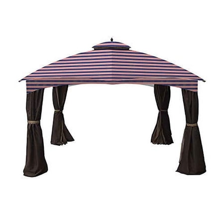 Garden Winds Replacement Canopy Top Cover for the Allen Roth 10x12 Gazebo -Standard 350 - Americana
