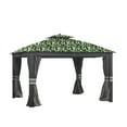 thumbnail image 1 of Garden Winds Replacement Canopy Top Cover for the Allen and Roth Wicker Gazebo -Standard 350 - Palm, 1 of 8