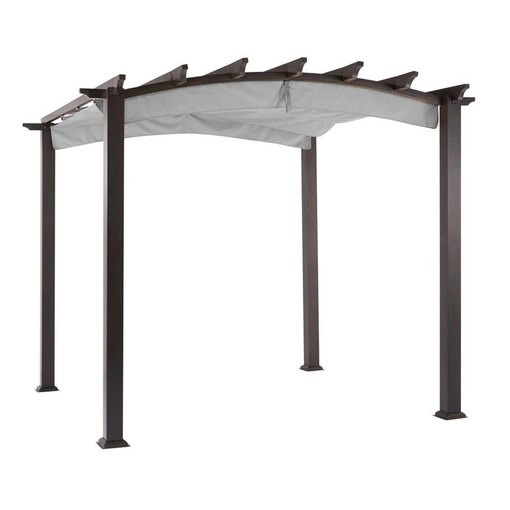 Slate Gray RipLock 350 Replacement Canopy for 9' x 9' Arched Pergola