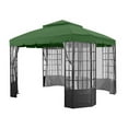 thumbnail image 1 of Garden Winds Replacement Canopy Top Cover for the Bay Window Gazebo - Green, 1 of 10