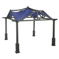 thumbnail image 1 of Garden Winds Replacement Canopy Top Cover for the Garden Treasures 10' x 10' Pergola - True Navy, 1 of 7