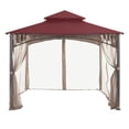 thumbnail image 1 of Garden Winds Replacement Canopy Top Cover for the Gardena Gazebo - Nutmeg, 1 of 9