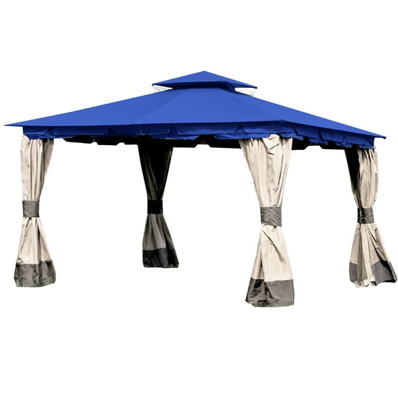 Garden Winds Replacement Canopy Top Cover for the Monterey Gazebo - True Navy