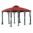 thumbnail image 1 of Garden Winds Replacement Canopy Top Cover for the Somerset Gazebo - Cinnabar, 1 of 9