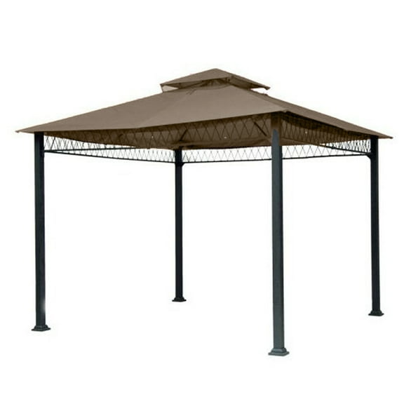 Garden Winds Replacement Canopy Top Cover for the Sunjoy Havenbury Gazebo - Nutmeg