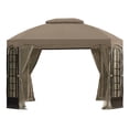 thumbnail image 1 of Garden Winds Replacement Canopy Top Cover for the Terrance Gazebo - Nutmeg, 1 of 6