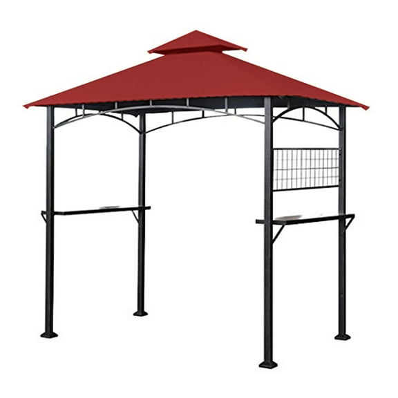 Garden Winds Replacement Canopy Top Cover for the Tile BBQ Gazebo Gazebo - Cinnabar