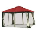 thumbnail image 1 of Garden Winds Replacement Canopy Top Cover for the Windsor Dome Gazebo - Cinnabar, 1 of 7