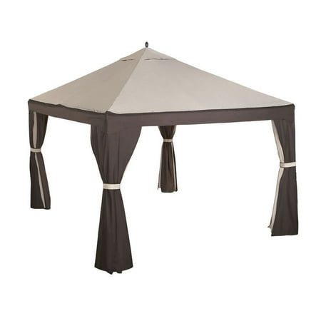 Garden Winds Replacement Canopy Top and Mosquito Netting Set for Garden Treasures 10 x 12 Gazebo Riplock 350