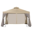 thumbnail image 1 of Garden Winds Replacement Canopy Top and Side Mosquito Netting Set for Kimber Valley Gazebo - Riplock 350, 1 of 4