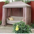 thumbnail image 1 of Garden Winds Replacement Canopy Top and Side Mosquito Netting Set for Sam's Club Gazebo Style Swing, 1 of 2