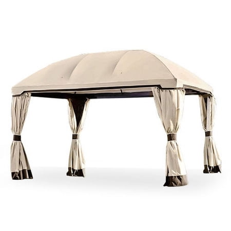 Garden Winds Replacement Canopy Top and Side Mosquito Netting Set for the Pomeroy Domed Gazebo-RipLock 350