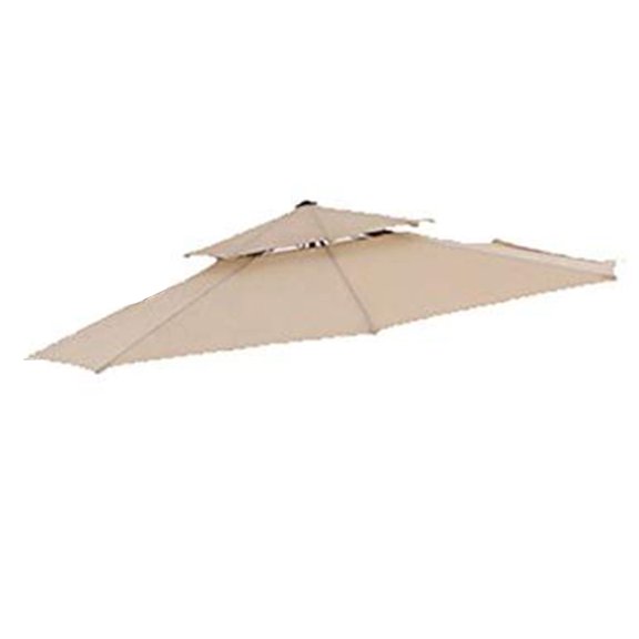 Garden Winds Replacement Canopy Top for Allen Roth Two Tiered Umbrella- REPLACEMENT CANOPY TOP COVER ONLY - METAL FRAME NOT INCLUDED