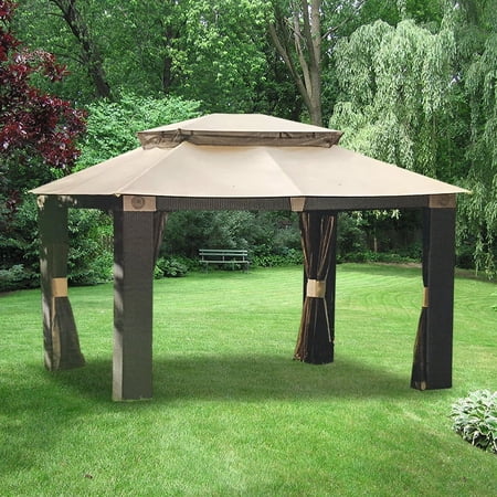 Garden Winds Replacement Canopy Top for Antigua Gazebo - Riplock 350