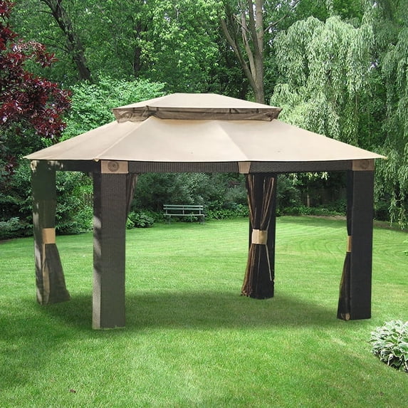 Garden Winds Replacement Canopy Top for Antigua Gazebo - Riplock 350
